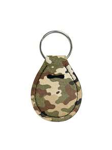 1PC Polyester Keychain Camouflage Waterdrop Pear Pendant Backpack Wallet Decor Gift For Travel Party Christmas Durable Portable Popular - Multicolor - View 2