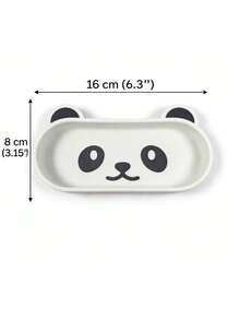 Nampan Perhiasan Panda, Piring Kecil Keramik Wajah Panda Lucu, Pengatur Cincin dan Anting, Gantungan Kunci untuk Pintu Masuk, Nampan Rias untuk Meja Rias, Meja Kamar Mandi, Pengatur Barang Kecil untuk Kacamata, Dekorasi Hewan & Hadiah untuk Pecinta Panda - MultiWarna - View 6