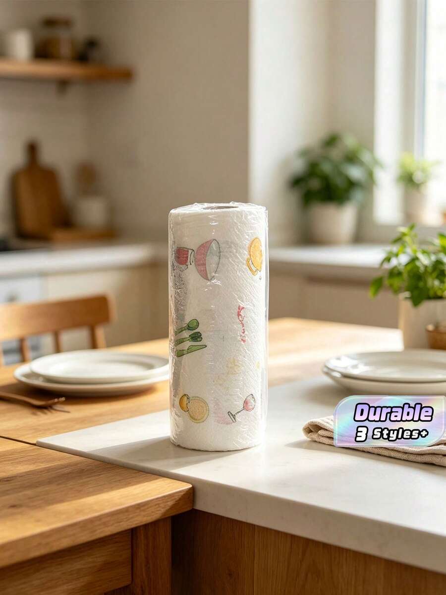 50/100/200/400 Lembar Kain Pembersih Dapur Sekali Pakai, Handuk Dapur yang Dapat Digunakan Kembali – Anti Lengket dan Mudah Dibersihkan, Cocok untuk Semua Kebutuhan Rumah Tangga, Tahan Robek, Handuk Serbaguna untuk Penggunaan Kering dan Basah - MultiWarna - View 1