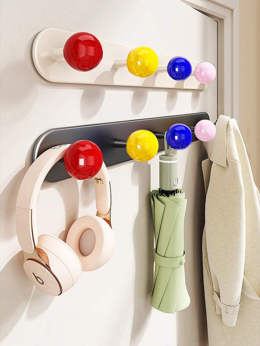Joivida Dopamine Magnetic Hook, Home Non Perforated Door Hanging Rack, Wall Clothes Hook, Storage Hanging Rack - Multicolor - View 1