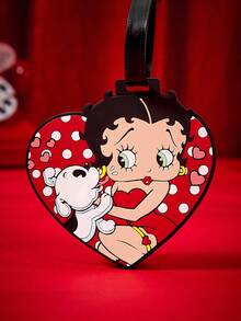 Betty Boop X Joivida 1PC Interesting Cartoon Luggage Tag - Red - View 5