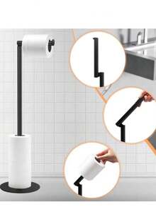 Toilet Paper Holder , Durable Construction Saves Space, Toilet Paper Storage, Sturdy Tissue Holder - Multicolor - View 4