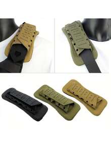 1Pc Mesh Shoulder Pad Protector, Breathable Laser‑Cut Tactical Vest Shoulder Strap Cushion, Comfort Padded Cover For Hunting Vest, Backpack, Outdoor Gear - multicolor - View 7