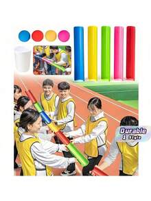 10Pcs Colorful Rolling Ball Set, Multiplayer Interactive Team Building Game Balls For Outdoor Activity Teamwork Training, Random Colors - Multicolor - View 1