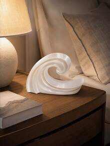 1PC Standard Size 3D Printed Lightweight Non Slip Scratch Resistant Waterproof Dynamic Moving Ocean Wave Sculpture Kinetic Art Desk Decor For Home Office Living Room Bedroom Bookshelf Coffee Table Modern Creative Unique Gift - multicolor - View 4