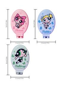 THE POWERPUFF GIRLS X Joivida Lược gấp 2 trong 1 kèm gương - Nhiều màu - Xem 2