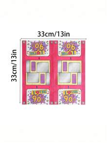 20 PCS Vintage Retro Party Decor 90s Style Napkins Wedding Birthday Garden Party Restaurant Kitchen Shop Decoration Halloween Christmas All Occasion Tableware Dinnerware Accessories - View 2