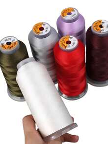 1pc 30 Colors 210D/9 High-Strength Thread String Bead Wire 800 Yards Thread Diameter 0.5mm Hand Sewing Suitable For DIY Hand Weaving Necklaces Hanging Ropes Various Leather Goods, Leather Shoes Sofas, Suitcases, Bags, Curtains, Outdoor Sewing Thread - multicolor - View 2