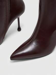 CUCCOO BIZCHIC New Women's Stiletto Boots, Fashionable For Commuting Dates, Suitable For Spring, Autumn And Winter Fall Boots - Coffee Brown - View 6