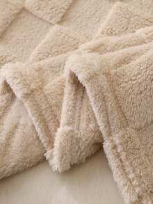 Cirelle Selimut Lembut Ultra Warna Kopi Motif Kotak-kotak - Selimut Flanel Bertekstur Kotak-kotak Mewah, Selimut Kotak-kotak Nyaman untuk Sofa & Tempat Tidur - cokelat - View 11