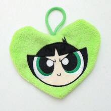 THE POWERPUFF GIRLS X POKOJA LAND 1pc Cute Embroidered Hand Towel, Soft Absorbent Quick Drying Handkerchief, Coral Fleece Non Shedding Hanging Cloth, Suitable For Kitchen, Living Room, Bathroom - Multicolor - View 13