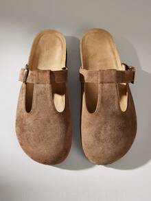 Solecia Women's Fashion Slip-On Comfortable Flat-Soled Shoes, Casual College Style Fall Shoes - Coffee Brown - View 3