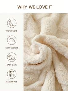 Cirelle Ultra Soft Cream Checkerboard Throw Blanket - Plush Grid Textured Flannel Blanket, Cozy Ivory Checkered Blanket For Couch, Sofa & Bed - Beige - View 3