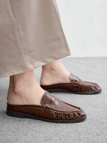 CUCCOO BIZCHIC 女款休閒百搭通勤平底鞋 - 鏽棕色 - 查看 6
