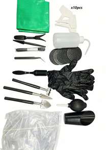 15pcs/30pcs Black Series Succulent Plant Tool Gardening Tool Set - Indoor Planting And Transplanting Gardening Set - multicolor - View 8