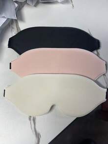 2-In-1 3D Stereoscopic Sleep Eye Mask, Suitable For Both Men And Women, Designed Specifically For Napping And Sleep, Helps Relieve Fatigue, Breathable, Light Blocking, Soft And Adjustable, Promotes Deep Sleep - multicolor - View 4