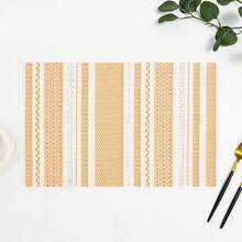 Spring Woven Placemats Set, Durable PVC Table Mats, Washable & Heat‑Resistant Dining Placemats, Table Decor For Daily Dining, Wedding, Banquet And Party Occasions - Multicolor - View 12