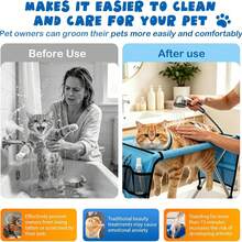 1 [Best‑Selling] Pet Grooming Table For Cats And Dogs, Household Foldable Cat Trimming Styling Pet Grooming Table, Fixed Support Detachable Pet Care Bed, Small Dog Hammock - one-size - View 7