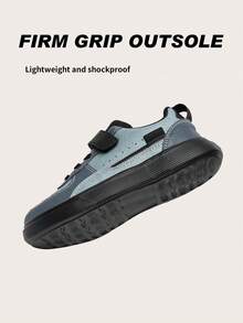 1 Pair Kids' Sports Shoes, Breathable Elastic Soft Quick-Dry Lightweight Patchwork Casual Street Running Sneakers For Boys And Girls - Black Cowboy - View 15