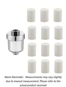Replacement Filters, Shower Head Filter For Removing Harmful Substances In Water, Includes High-Performance Filter Cartridges - Multicolor - View 11