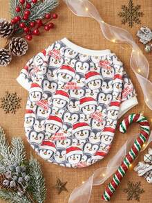 PETSIN 1 Pc Christmas Deer & Santa Pet Sweatshirt - Multicolor - View 2