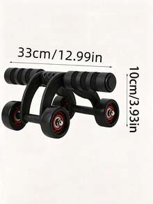 1PC Four Wheel Ab Roller Stable Non Slip Core Strength Training Multifunctional Abdominal Exerciser For Men Women Home Gym - Multicolor - View 3