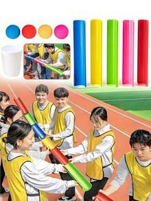10Pcs Colorful Rolling Ball Set, Multiplayer Interactive Team Building Game Balls For Outdoor Activity Teamwork Training, Random Colors - Multicolor - View 8