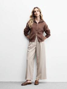 CUCCOO BIZCHIC 女款休閒百搭通勤平底鞋 - 鏽棕色 - 查看 3