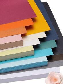 19 Sheets Pearlescent Paper, Double-Sided Shimmer Cardstock A4 Size, Iridescent Decorative Craft Paper For Card Making Scrapbooking, Multipurpose Christmas Party Supplies - 19 Sheets Of Pearlescent Paper - View 4