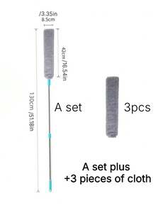 Extendable Retractable Gap Cleaner Duster, Soft Feather Dust Brush, Multipurpose Household Cleaning Tool To Sweep Dust From Sofa Crevices, Window Tracks & Furniture Corners. - one size fits all - View 18