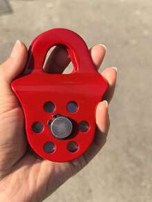 6 Ton Off‑Road Winch Snatch Block Pulley, Heavy‑Duty Universal Winch Traction Pulley For Synthetic Rope, Doubles Winch Pulling Capacity, Recovery Gear For 4x4 Off‑Road Vehicle Towing - A - View 7