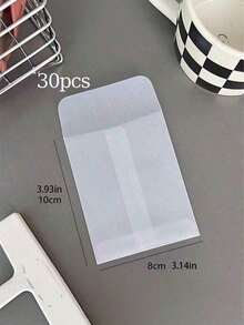 Translucent Sulfuric Acid Paper Card Holder Envelopes Waterproof Greaseproof Moisture Proof Storage Sleeves For Photos Files Art Prints Christmas - multicolor - View 11