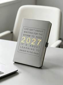 2027 English Version Weekly Daily Planner, 365-Day Schedule Organizer With Elastic Closure - A5 - View 16