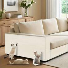 1 Roll Self‑Adhesive Cat Scratching Mat, Cuttable Cat Carpet Pad, Anti‑Scratch Protector For Furniture, Sofa Corners, Indoor Sofas And Walls - 30*100cm - View 9