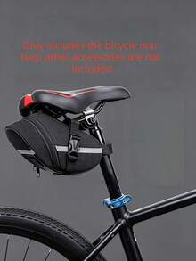 Bicycle Saddle Bag, Bike Under‑Seat Rear Storage Pouch, Quick Release Cycling Tool Pack, Durable Oxford Fabric Bike Saddle Pouch For Mountain Bike Road Bike Commuting Riding - multicolor - View 10