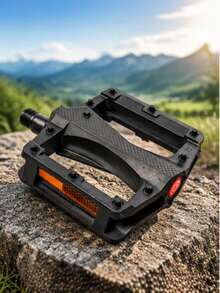 Universal Bicycle Platform Pedals, Non‑Slip Bike Footrest, Durable Cycling Accessory For MTB, Road Bikes & City Bicycles - Multicolor - View 6