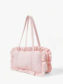 Viva Strut Casual Fashion Sports Lace Shoulder Bag - Pink - View 2