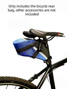 Bicycle Saddle Bag, Bike Under‑Seat Rear Storage Pouch, Quick Release Cycling Tool Pack, Durable Oxford Fabric Bike Saddle Pouch For Mountain Bike Road Bike Commuting Riding - multicolor - View 11