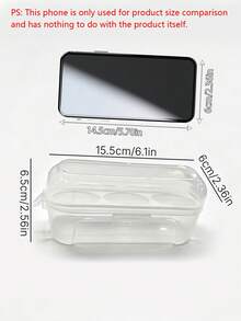 3/4/8 Grid Egg Rack Shockproof Kitchen Container Box Storage Box, Suitable For Outdoor Camping And Picnic. It Is A Portable Egg Storage Box With Functions Of Anti-Overflow, Shockproof And Portability - Very Suitable For Storing Eggs During Camping, Picnic And Travel, As Well As For Easter, And It Is An Egg Storage Tray. - Clear - View 3
