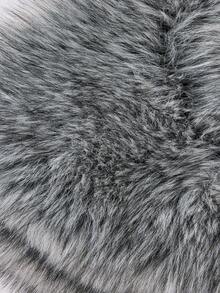 MUSERA Grey Faux Fur Hat Skiing Outfit Streetwear Summer Fall Winter - Multicolor - View 8