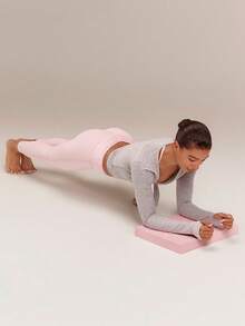 GLOWMODE Grippy Glow Pilates Balance Pad With Cushioned Support Waterproof Sweatproof Pilates Studio Gym Fitness  - Pink - View 8