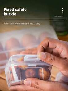 3/4/8 Grid Egg Rack Shockproof Kitchen Container Box Storage Box, Suitable For Outdoor Camping And Picnic. It Is A Portable Egg Storage Box With Functions Of Anti-Overflow, Shockproof And Portability - Very Suitable For Storing Eggs During Camping, Picnic And Travel, As Well As For Easter, And It Is An Egg Storage Tray. - Clear - View 10