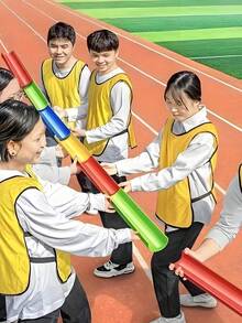 10Pcs Colorful Rolling Ball Set, Multiplayer Interactive Team Building Game Balls For Outdoor Activity Teamwork Training, Random Colors - Multicolor - View 5