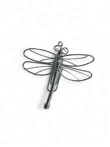 Haus Hana 1Pc Creative Insect-Shaped Metal Paper Clip, High-Quality Wire Bookmark Clip, Dragonfly Butterfly Spider Design Office Stationery, Desktop Memo Holder, Photo Clip, Planner Decor For School, Office, Study & Gift - multicolor - View 11