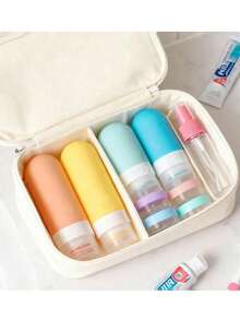 Found Favorite 17PCS Travel Bottles Set]Leakproof Silicone Toiletry Containers - Refillable Cosmetic Bottles For Shampoo, Lotion & Soap With Storage Bag - Multicolor - View 10