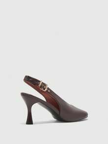 CUCCOO BIZCHIC Women's Fashion High Heels For Commuting Halloween - Coffee Brown - View 5