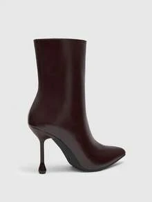 CUCCOO BIZCHIC New Women's Stiletto Boots, Fashionable For Commuting Dates, Suitable For Spring, Autumn And Winter Fall Boots - Coffee Brown - View 5