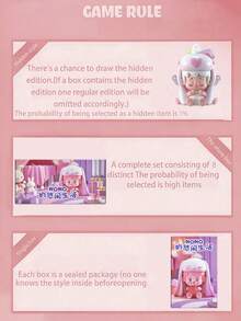 POKOJA LAND Blind Box (Non-Plush Filling) Cute Cartoon Character Decorative Figurine - Tide play blind box - View 6