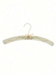 Cirelle 1 Embroidery-Covered Hanging Rack, A Non-Slip Clothing Rack, Equipped With Ribbon Bow Knots. It Is Very Suitable For Home Wardrobes, Wardrobes, Bedroom Storage. It Is Appropriate As A Holiday Gift, Party Present, Valentine's Day Gift. It Is Suitable For Adults, Women, Family Members And Friends To Use. - Multicolor - View 11