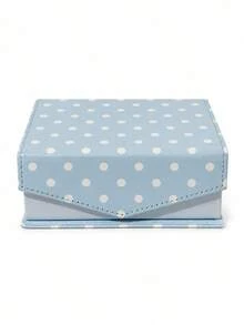 Haus Hana Cute Polka Dot Storage Box, Jewelry, Hair Accessories And Various Cosmetic Accessory Storage Boxes, Portable Storage For Travel, Holiday Gifts - multicolor - View 13
